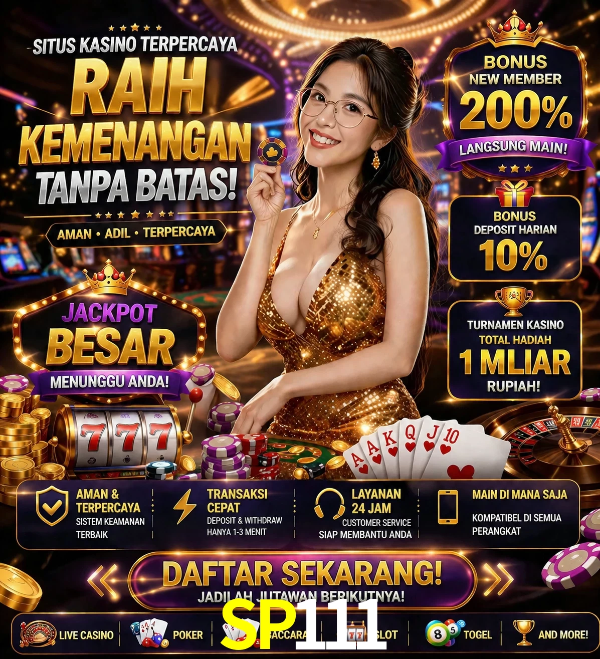 Roleta e blackjack SP111